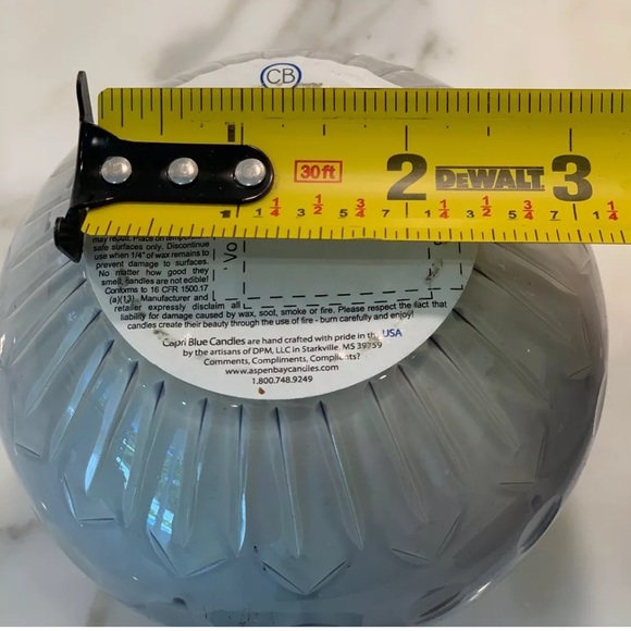 CAPRI BLUE VOLCANO 2 SCENTED CANDLES  IN JAR NEW - Picture 7 of 12